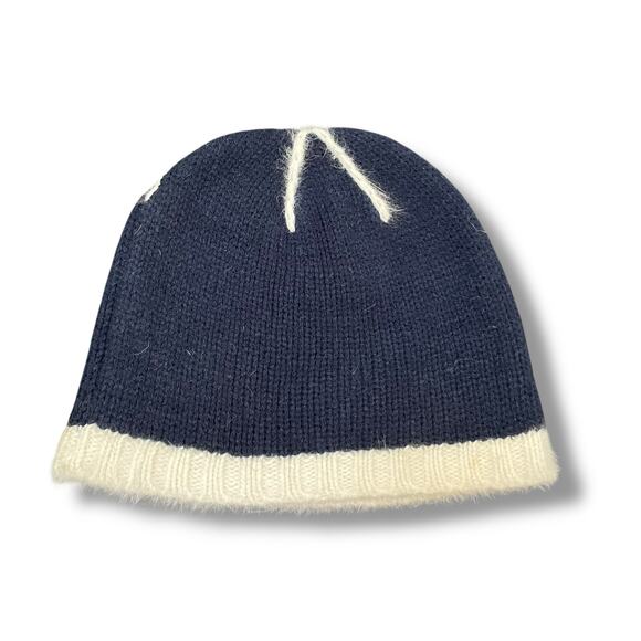 Womens New England Patriots Angora Rabbit Hat Beanie Cap NFL Football Vintage - Picture 6 of 10